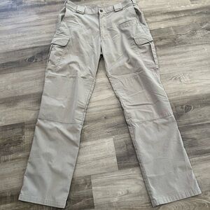 5.11 Tactical Men’s Cargo Pants – Size 34W – Khaki/Stone